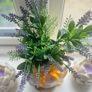 Beautiful Ceramic Vase & 2 Ceramic Candle Holders. Image 7