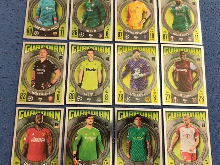 Match attax 23/24 base cards
