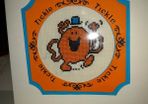 Homemade Xstitched Greeting Card:- Mr Tickle