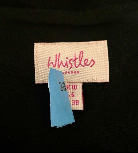 Whistles black dress