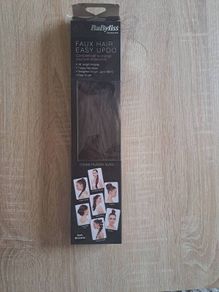 Brand new Babyliss faux easy updo  18'' length ponytail Dark Brunette Postage included