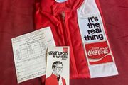 Coca-Cola 1970S Paul Newman Once Upon A Winner Nylon Racing Jacket NOS