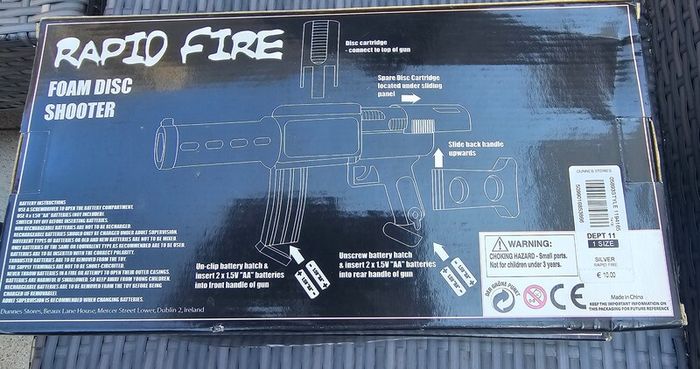 Rapid Fire Foam Disc Shooter
