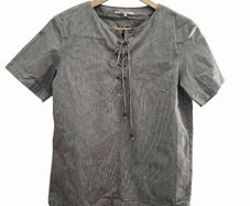 Gerard Darel striped tunic top with pockets