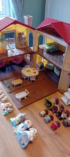 sylvanian house & car