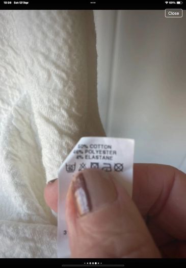 top Bnwt size 10 cream top river island