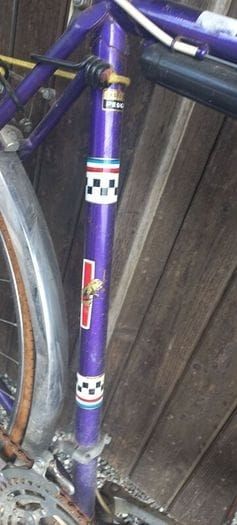 Vintage Peugeot original racing bicycle bike