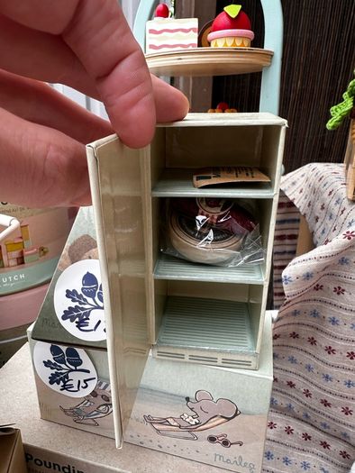 Maileg Mouse - Fridge and Food