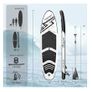 FBSPORT 11' Premium Stand Up Paddle Board - SUP Board - Black and White Image 2