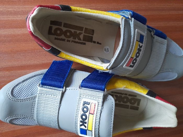 Look NOS vintage cycling shoes 38.5