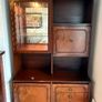 Vintage Mahogany Display Cabinet/ Wall Unit with Built-in Light Image 4