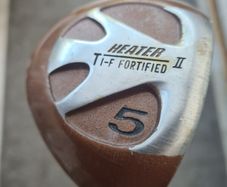 Heater II 5 wood driver golf club T i f fortified graphite shaft regular flex