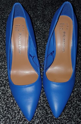 Penneys Blue Court Shoes (Size:4)