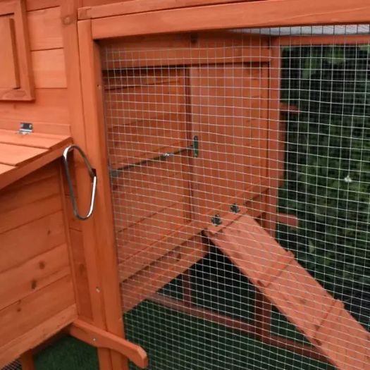 Large Chicken Coop 6-9 Birds Natural Wood