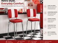 main image for ad Set of 2 Retro American Diner Bar Stools