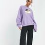 FIORUCCI Angels Logo Lavender Sweatshirt Size M! Image 4
