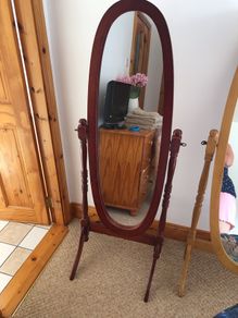 Mahogany mirror