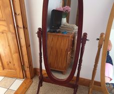 Mahogany mirror