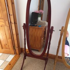 Mahogany mirror