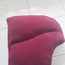 FREE large dark pink velvet sofa collection only first pictures is the exact colour Image 2