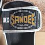 Kids SANDEE COOL-TEC SHIN GUARDS muay thai SIZE XS extra small + groin guard cup Image 7