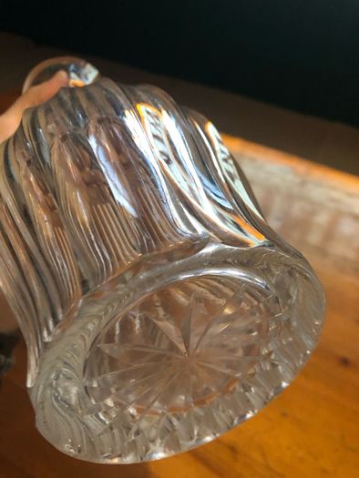 Crystal type vase / lamp
