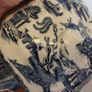 Fabulous Antique Blue and White Transferware Willow Pattern Shallow Lidded Tureen/Vegetable Dish For Display, Unknown Maker, Most Likely Staffordshire Made Image 8