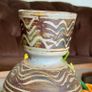 Vintage Hand Thrown Studio Bottle Vase MCM Scandinavian Modern in Style Image 6