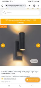 Outdoor wall light