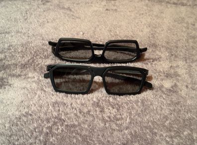 Two pairs of Master Image 3D cinema glasses