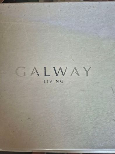 Galway crystal candle