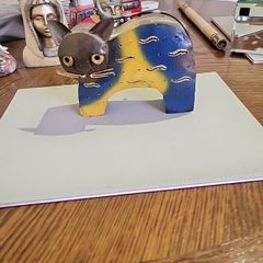Cat tealight holder