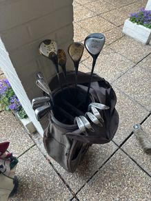 golf clubs & bag