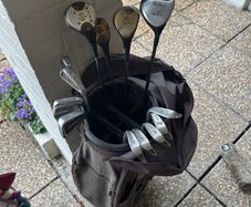 golf clubs & bag