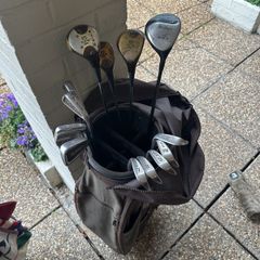 golf clubs & bag