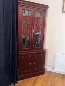Beautiful Mahogany Glass Cabinet