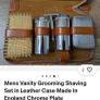 Vintage Men's Vanity Grooming Shaving Set Image 9