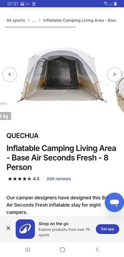 Camping Shelter Inflatable  Tent