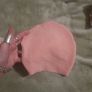 pink baby turban style hat Image 2