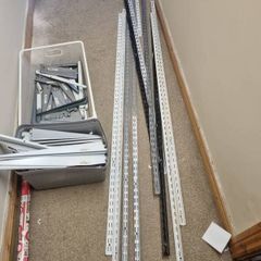 Twin Slot Shelving Uprights, Brackets and Rails