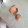 Vintage wooden Salt cellar with lid, 1970's Image 6