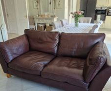 Leather couch