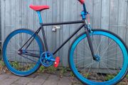 New Funked Up Fixie FixedGear Bicycle - Size 49cm XS to suit a Rider of height 4'11" to 5'3" (150cm to 160cm)