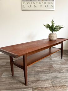 Vintage Retro Mid Century Teak Coffee Table by Myer