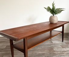 Vintage Retro Mid Century Teak Coffee Table by Myer