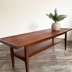 Vintage Retro Mid Century Teak Coffee Table by Myer