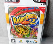 Rollercoaster Tycoon 2 Pc Cd Rom Game - Rare Retro Gaming