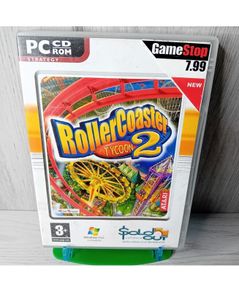 Rollercoaster Tycoon 2 Pc Cd Rom Game - Rare Retro Gaming