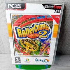 Rollercoaster Tycoon 2 Pc Cd Rom Game - Rare Retro Gaming