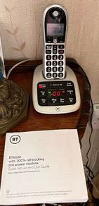 BT Cordless twin telephone answering machine